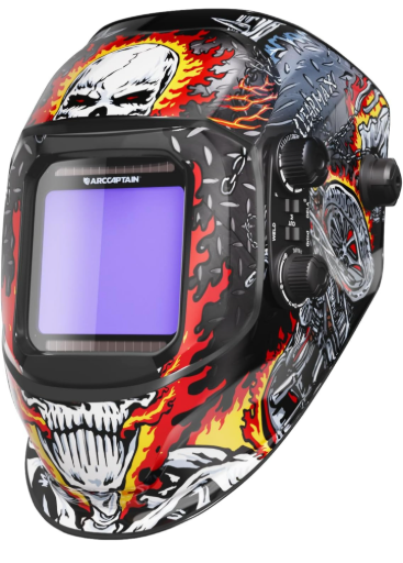 ARCCAPTAIN Large Viewing Screen Welding Helmet