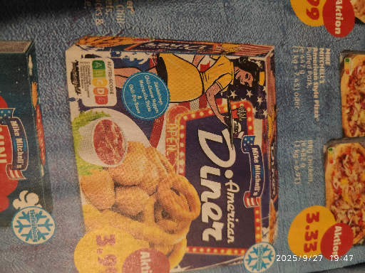 American Diner frozen food