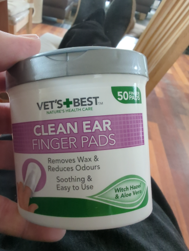 Vet's Best Clean Ear Finger Pads