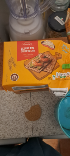 Sesame Rye Crispbread