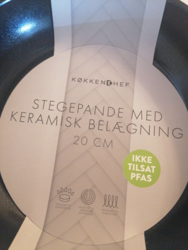Stegepande med keramisk belægning