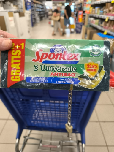 Spontex 3 Spugne Universale ANTIBAC