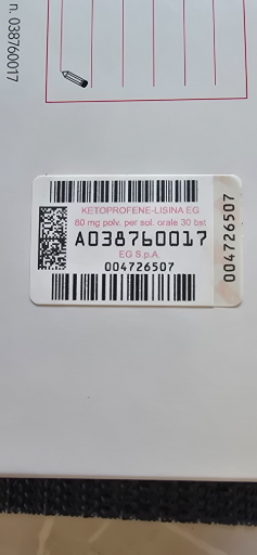 Ketonal Rapid granules for oral solution 80 mg