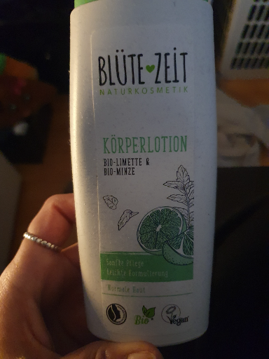 Körperlotion Bio-Limette & Bio-Minze
