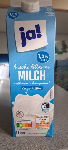 ja! frische fettarme MILCH