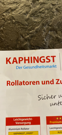 KAPHINGST Rollator Zubehör