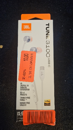 JBL Tune 310C USB | Wired Hi-Res In-Ear Headphones