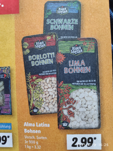 Alma Latina Bohnen