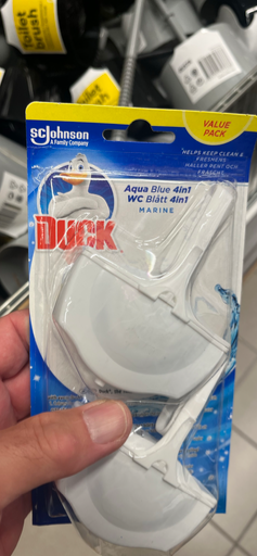 Duck Aqua Blue 4in1 WC Blätt 4in1