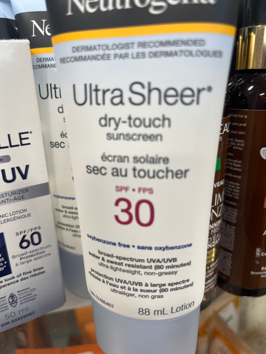 Neutrogena UltraSheer dry-touch sunscreen