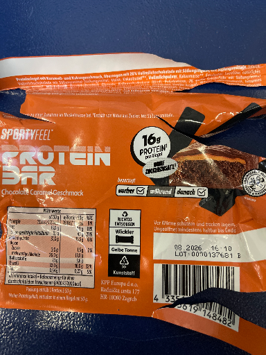 Sportyfeel Protein Bar - Chocolate Caramel