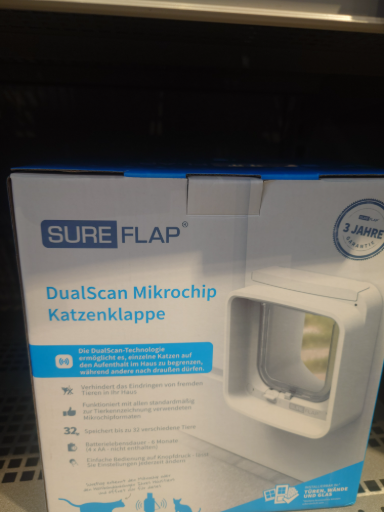 Sure Flap DualScan Mikrochip Katzenklappe
