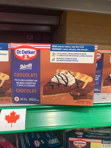Dr. Oetker Shirriff Chocolate Pie Filling & Dessert Mix