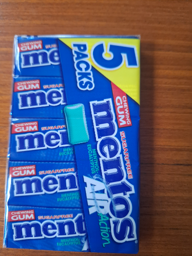 Mentos Air Action Menthol-Eucalyptus Gum
