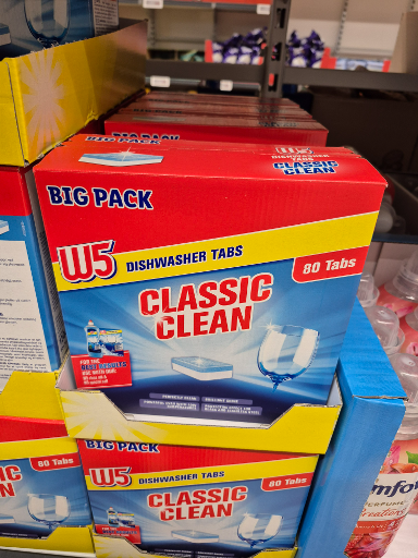 W5 Dishwasher Tabs Classic Clean