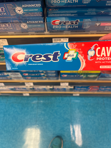 Crest plus Cavity Protection Toothpaste