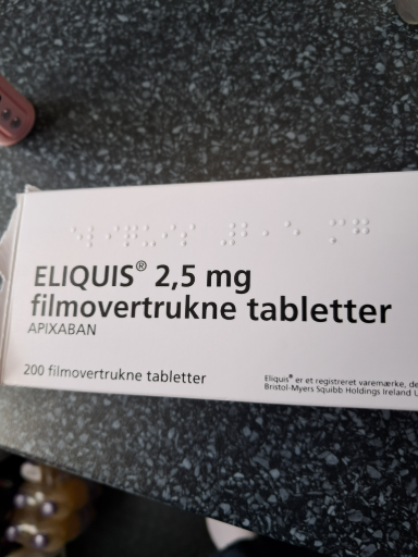 ELIQUIS 2.5 mg film-coated tablets