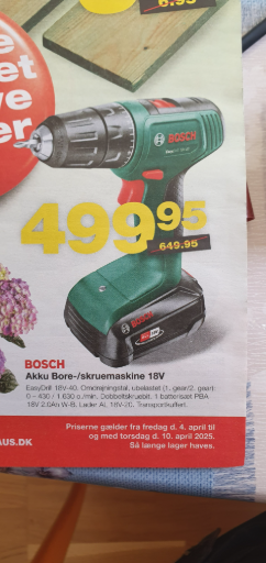 Bosch Akku Bore-/Skruemaskine GSR 18V-60 C Professional