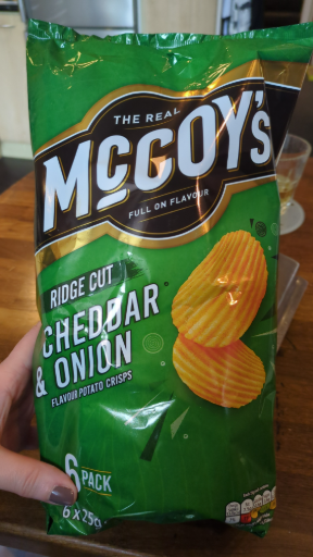 McCoy's Cheddar & Onion Crisps