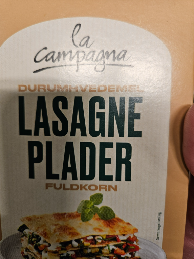 Lasagne Plader