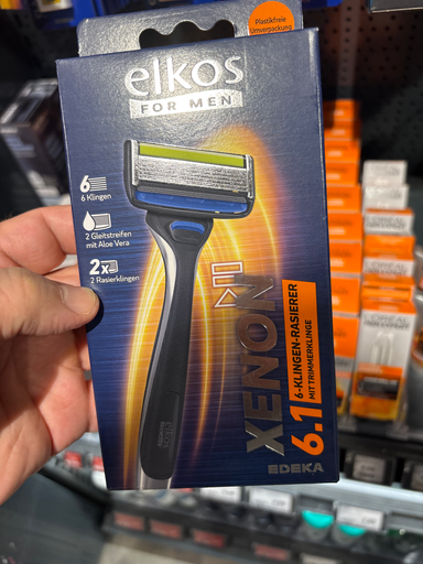 Elkos Xenon 6-Klingen-Rasierer