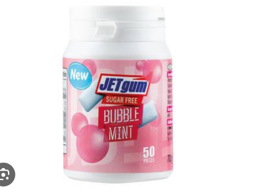 JETgum Bubble Mint sugar free chewing gum
