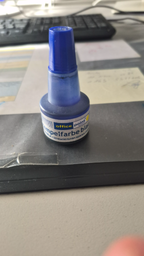 office point Temperfarbe blau