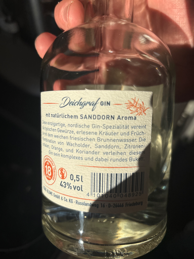 Deichgraf London Dry Gin