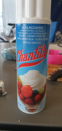 Chantilly whipped cream