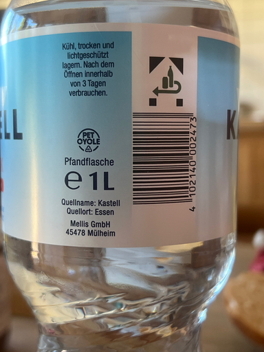 Kastell Mineralwasser