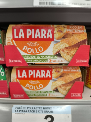 LA PIARA crema de pechuga de pollo