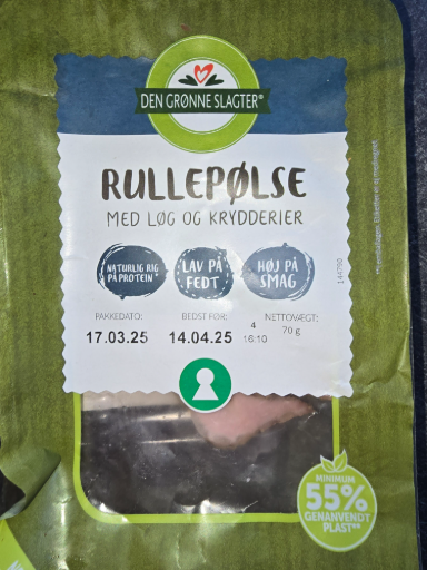Den Grønne Slagter Rullepølse