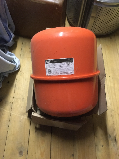 Orange Gas Cylinder