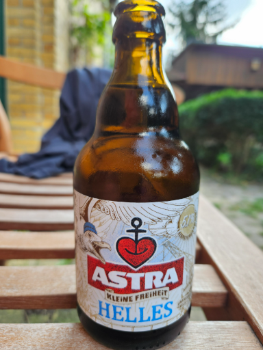 Astra Helles beer
