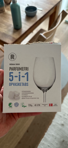 Rema 1000 Parfumfri 5-i-1 Opvasketabs