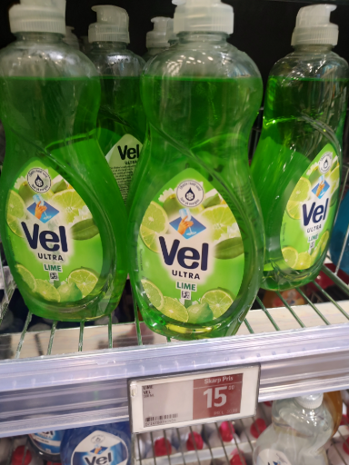 Vel Ultra Lime Dishwashing Liquid