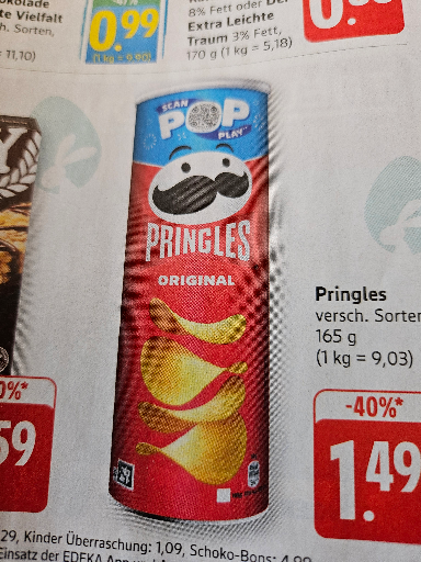 Pringles Stapelchips