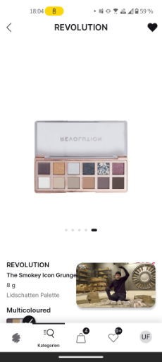 Revolution The Smokey Icon Grunge Eyeshadow Palette