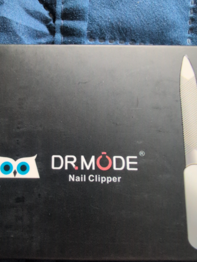 DR. MODE Cortauñas Profesional de Acero Inoxidable con Cabeza Rotatoria de 360 Grados