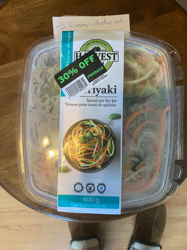 Harvest Fresh Teriyaki Vegetable Spiral Stir Fry Kit