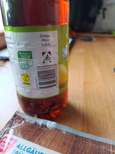 Einweg Pfand Getränkeflasche