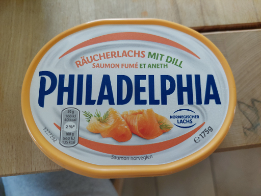 Philadelphia Räucherlachs mit Dill