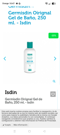 Germisdin Original Gel de Baño