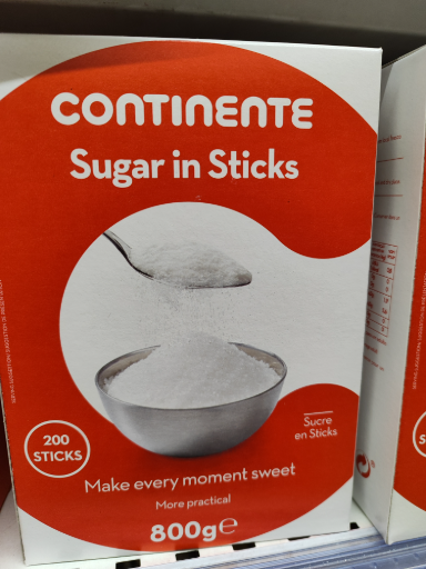 Continent Sugar in Sticks