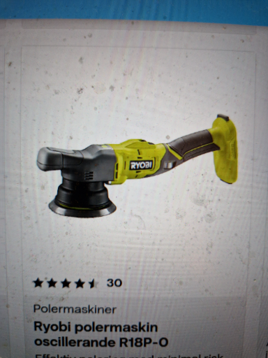 Ryobi polermaskin oscillerande R18P-O