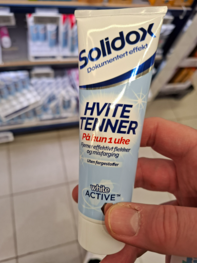 Solidox Hvite Tenner Tannkrem