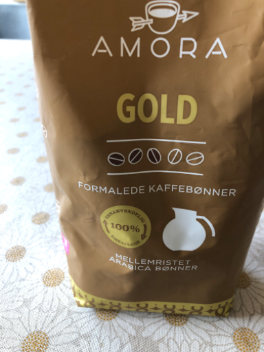 Amora Gold Formalede Kaffebønner