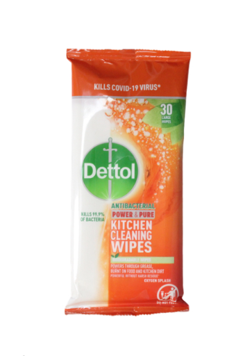 Dettol Power & Pure Kitchen Cleaning Wipes