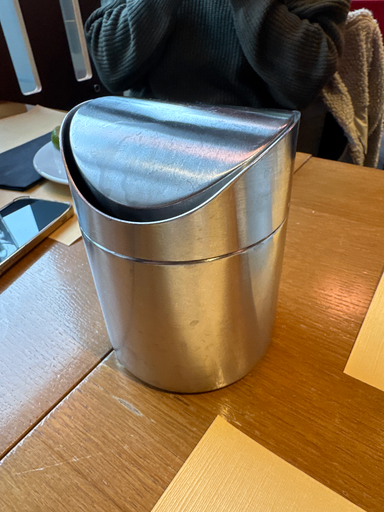 HLS Commercial 13 Gallon Stainless Steel Round Open Top Trash Can