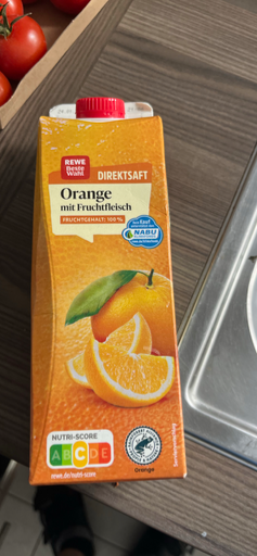 REWE Beste Wahl Direktsaft Orange mit Fruchtfleisch